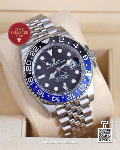 Rolex 126710BLNR GMT Master II Batman Jubilee